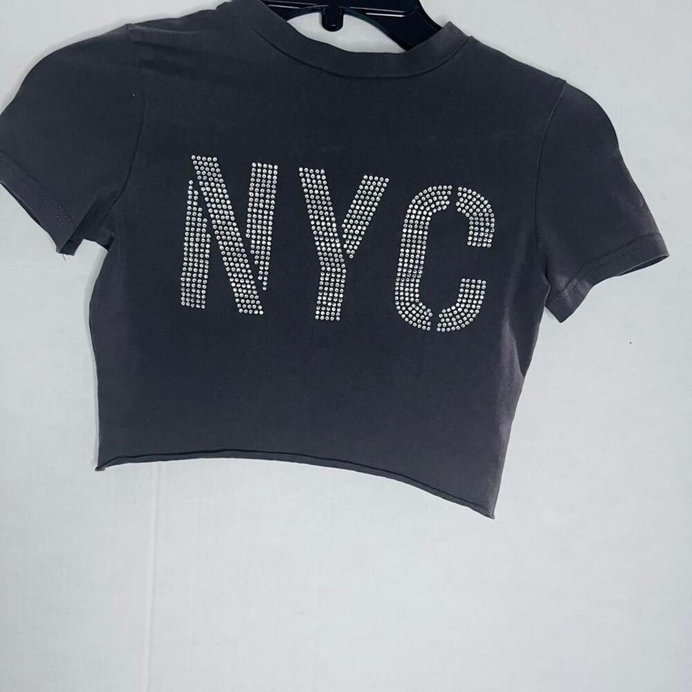 Shein Women's Grey Crop-top Size XS